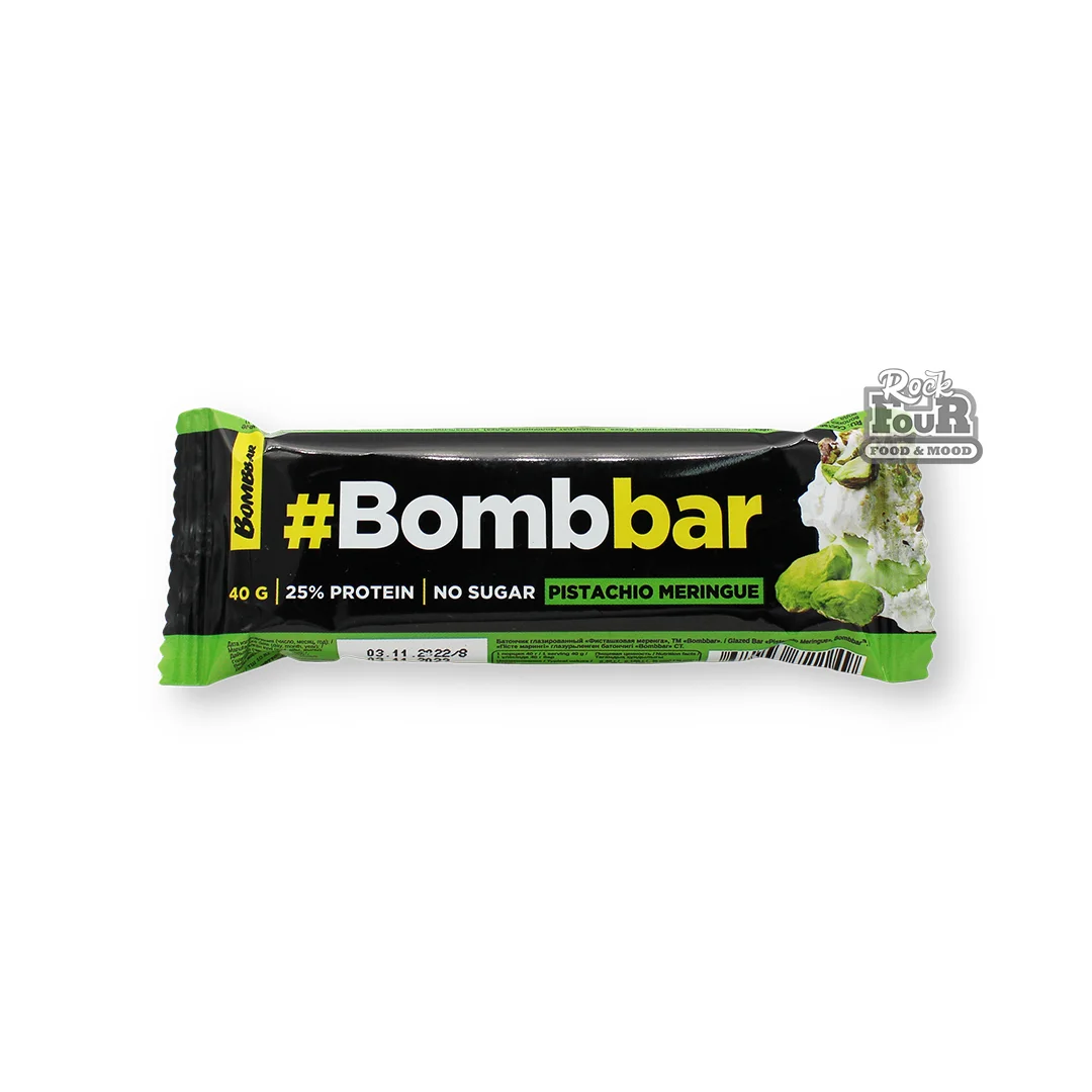 Բատոն պիստակով «BombBar» առանց շաքար 40գ